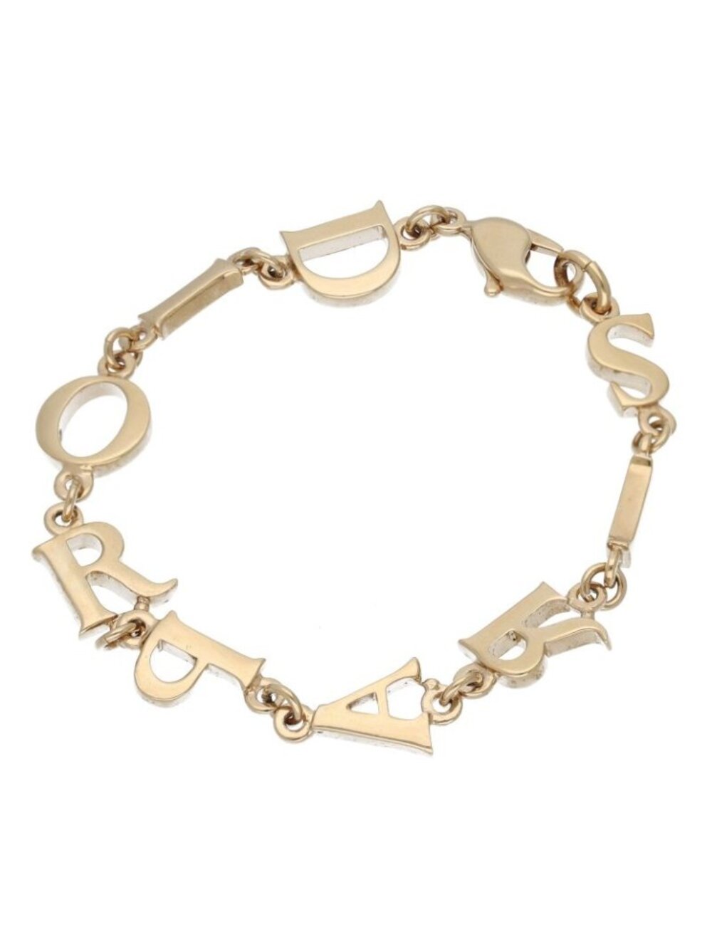 Dior Logo Charm Bracelet Brass